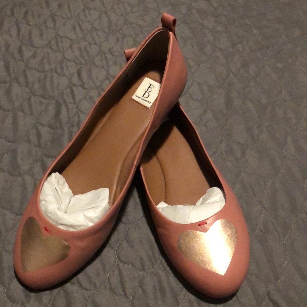 Ellen Degeneres Heart Flats